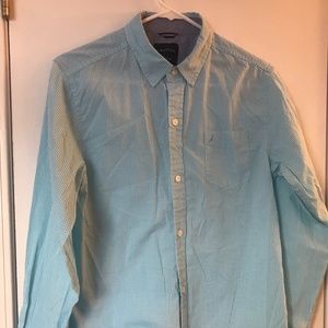 Button down gingham shirt